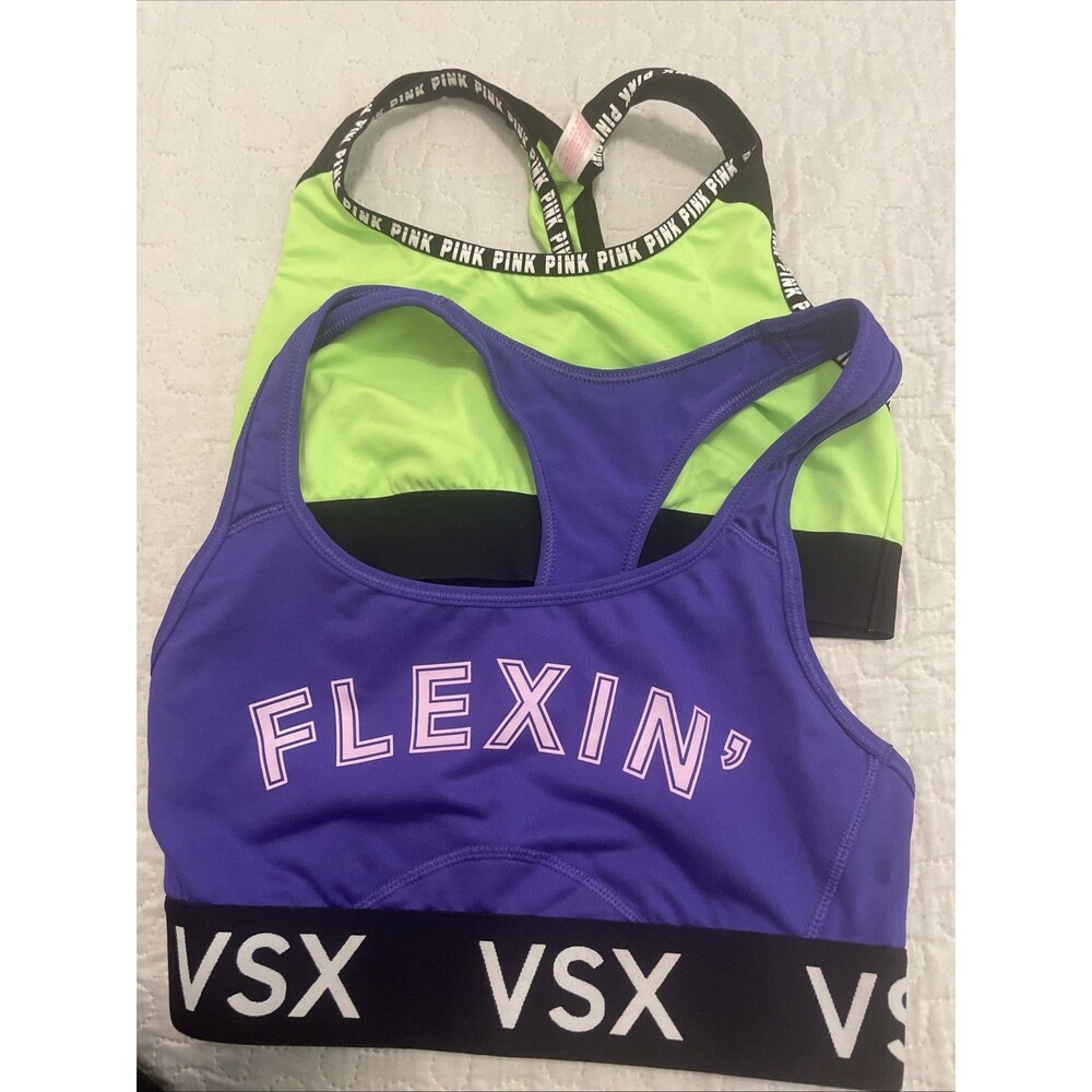 Victoria Secret VSX Racerback Sports Bra Size XS Xs Exercise Lot